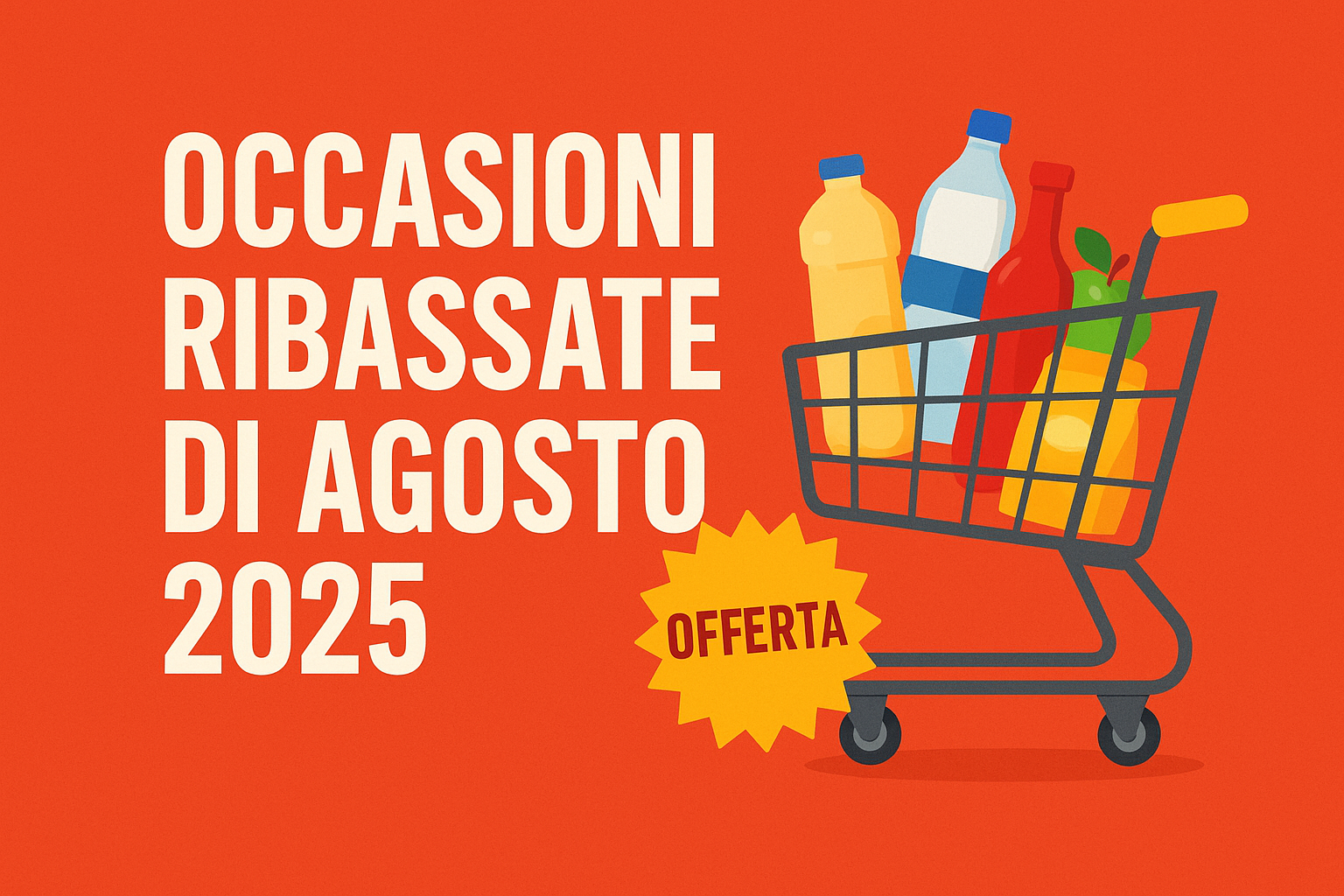 Occasioni ribassate di agosto 2025: le offerte del mese da non perdere