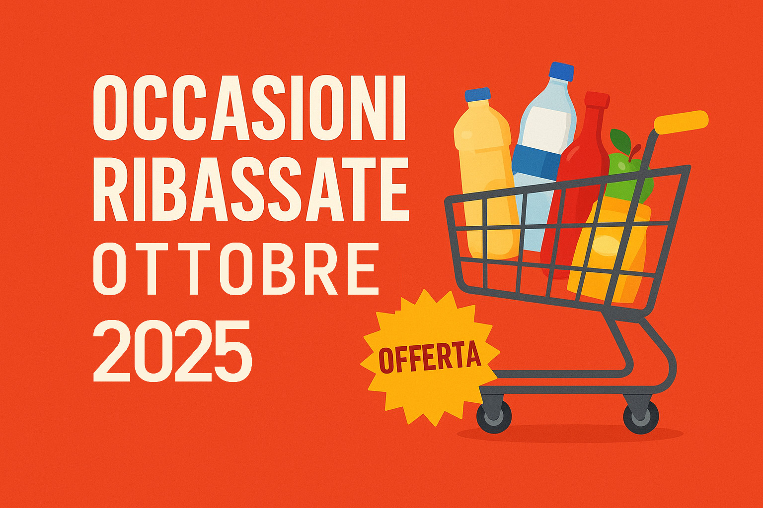 Occasioni ribassate di ottobre 2025: i ribassi del mese da cogliere al volo